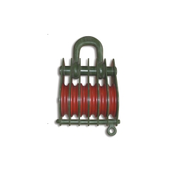 六輪閉口型起重滑車